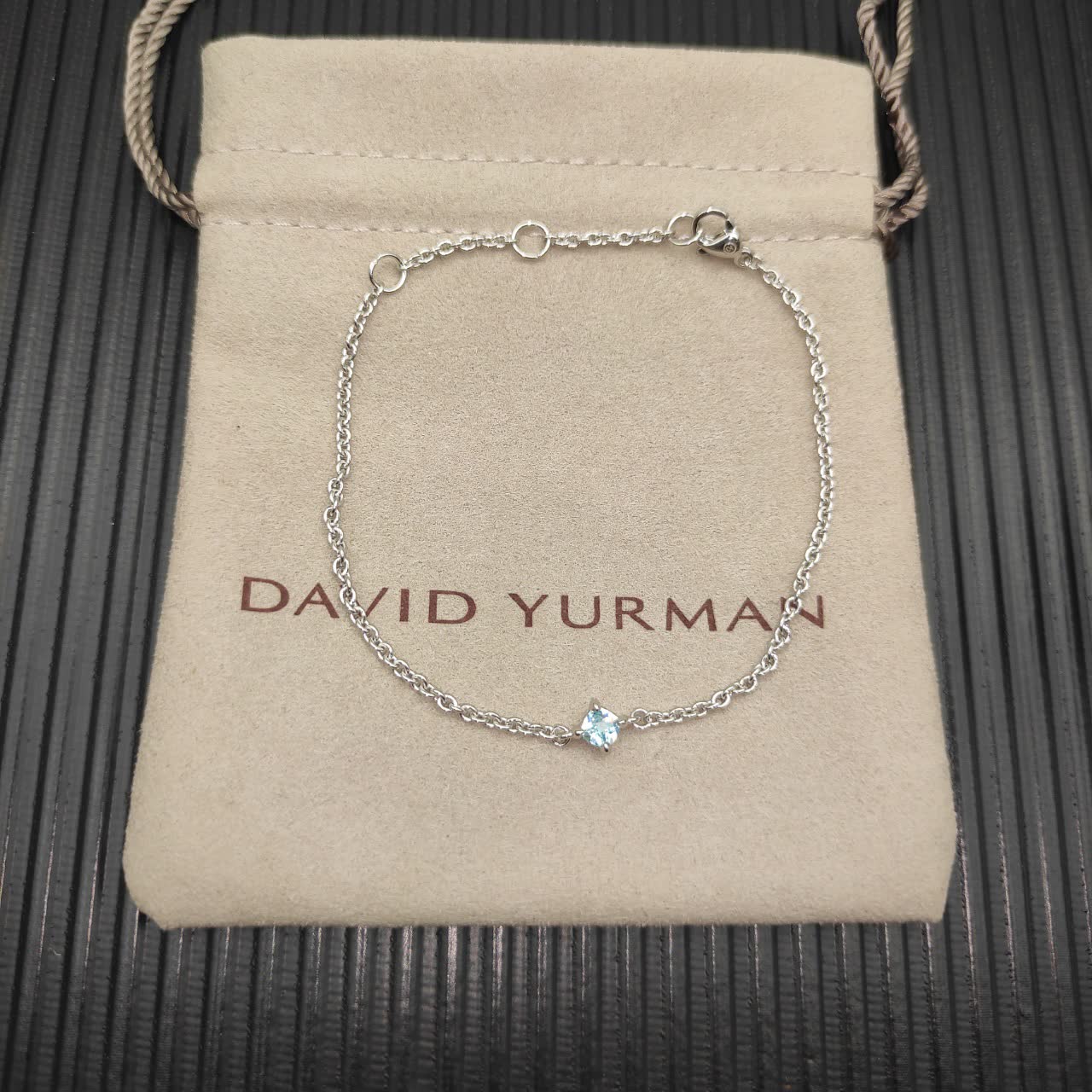David Yurman Sterling Silver Albion Station Bracelet